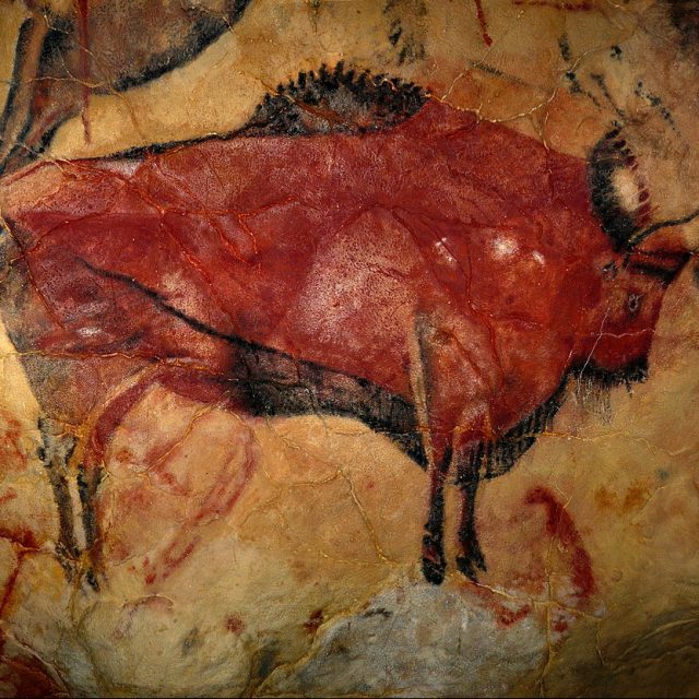 Altamira Bison Cave Painting